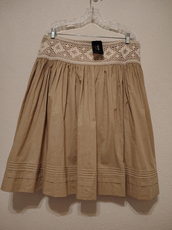 Nicole Miller Dresses & Skirts - NWT Nicole By Nicole Miller Boho Chic A-line Skirt Size 16 Cashew Color